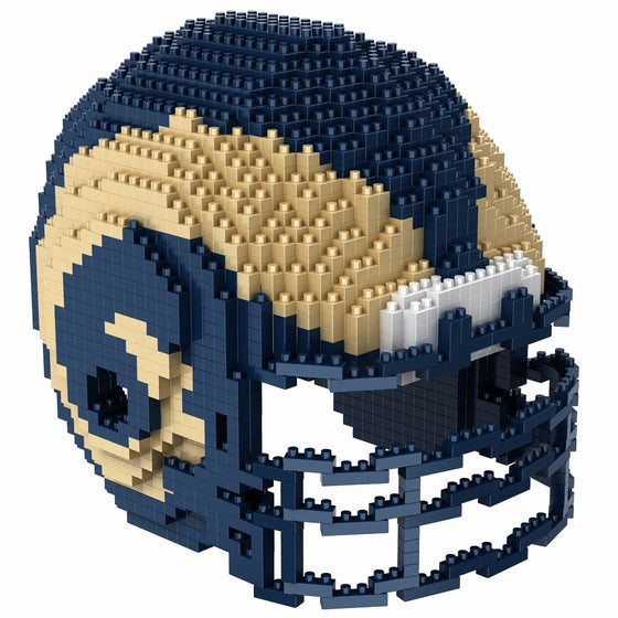 NFL BRXLZ Team Helmet 3-D Construction Block Set, PICK YOUR TEAM, Free Ship! (Los Angeles Rams)