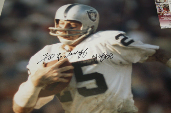 OAKLAND RAIDERS FRED BILETNIKOFF SIGNED 16X20 PHOTO HOF 1988 SB POSE