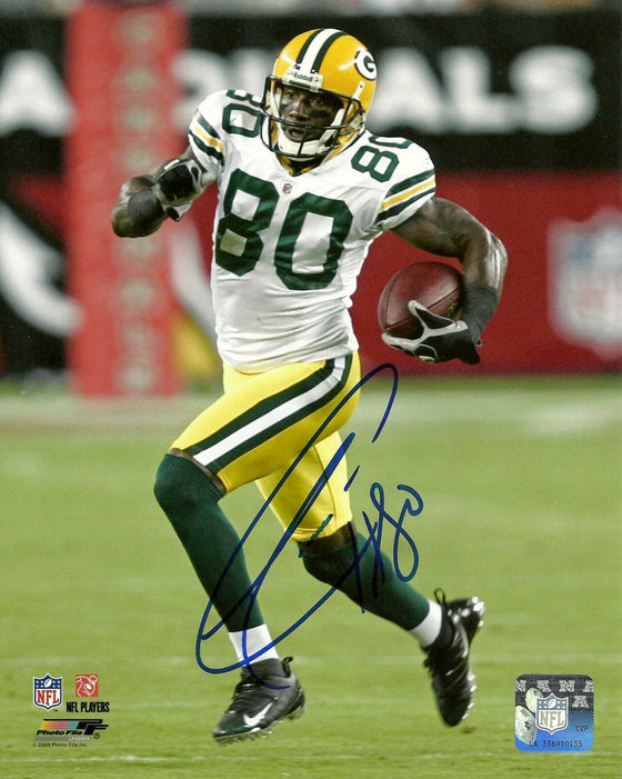 Packers DONALD DRIVER Signed 16x20 Photo #4 AUTO - SB XLV Champ - Career Leader