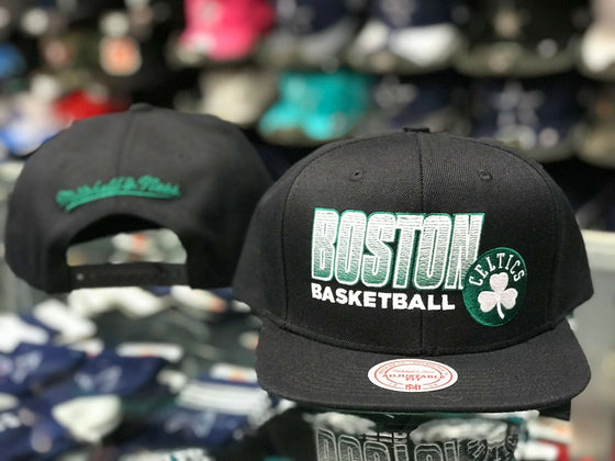 Boston Celtics SCORE KEEPER Snapback Mitchell & Ness NBA Adjustable Hat