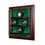 9 Puck Cabinet Style Display Case Nine Hockey Hinged Door Glass Suede NHL