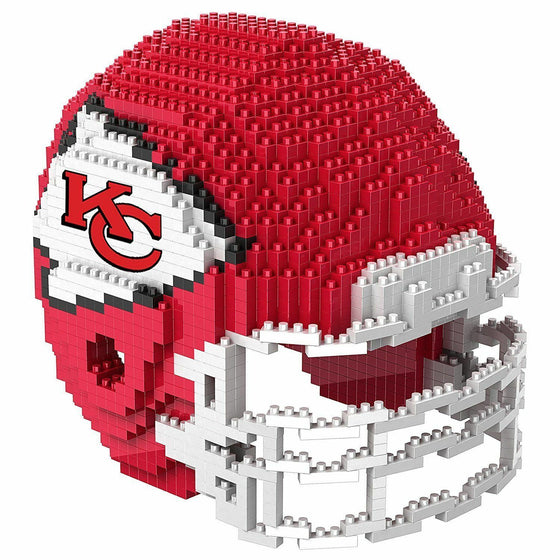 NFL BRXLZ Team Helmet 3-D Construction Block Set, PICK YOUR TEAM, Free Ship! (Kansas City Chiefs)