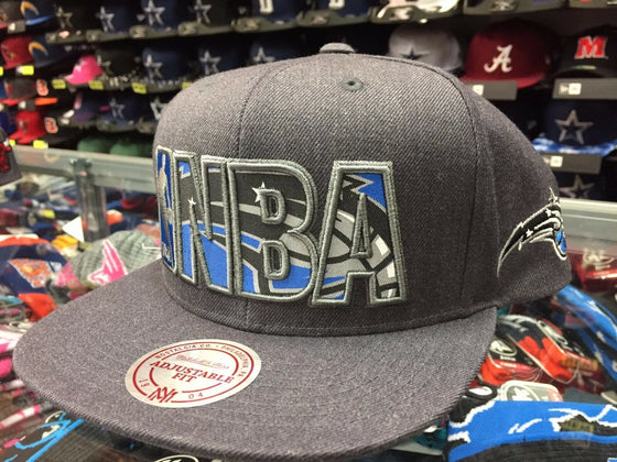 Orlando Magic REFLECTIVE INSIDER Snapback Mitchell & Ness Gray NBA Hat