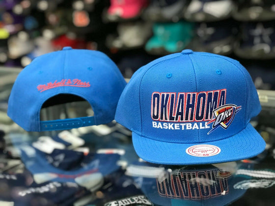 Oklahoma City Thunder SCORE KEEPER Snapback Mitchell & Ness NBA Adjustable Hat