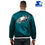 Philadelphia Eagles NFL Men's Starter O-LINE Button Up Satin Jacket - Green