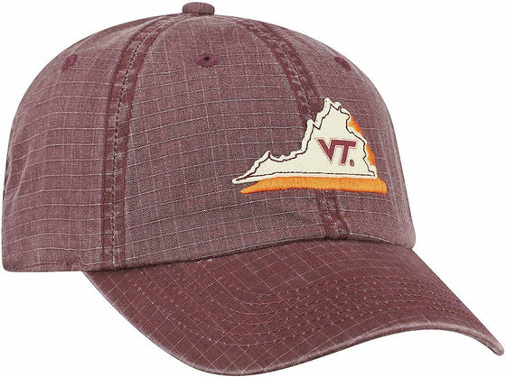 Virginia Tech Hokies Hat Cap Snapback Washed Cotton One Size Fits Most NWT