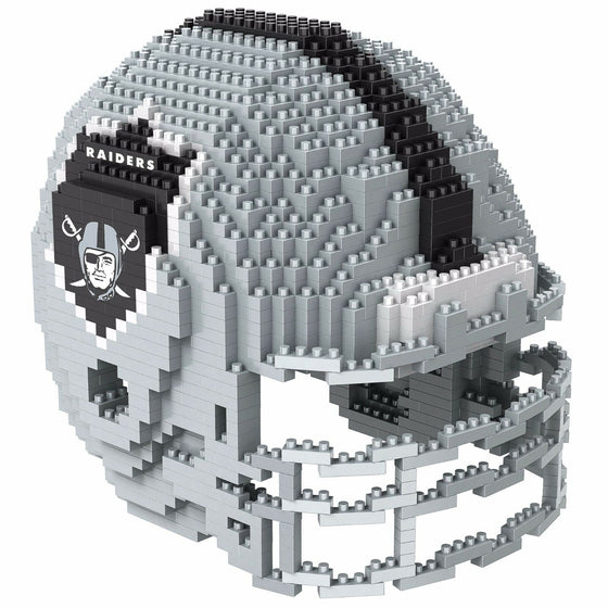 NFL BRXLZ Team Helmet 3-D Construction Block Set, PICK YOUR TEAM, Free Ship! (Oakland Raiders)