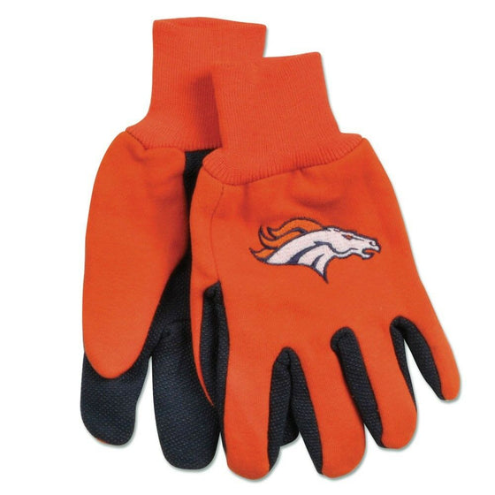 NFL-Wincraft NFL Two Tone Cotton Jersey Gloves- Pick Your Team - FREE SHIPPING (Denver Broncos)