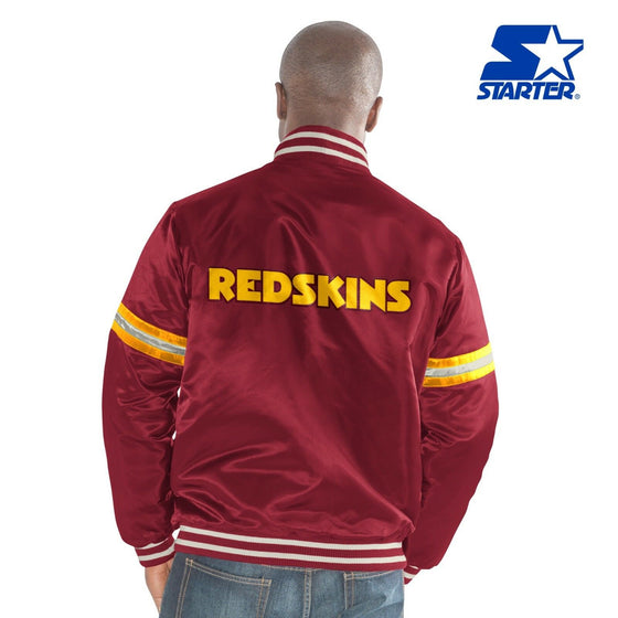 Washington Redskins NFL Men's Starter "LEGACY" Vintage Satin Varsity Jacket