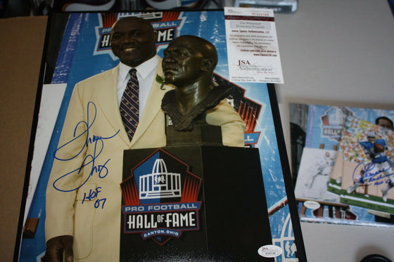 BUFFALO BILLS THURMAN THOMAS SIGNED 11X14 PHOTO HOF 07 POSE 1 JSA!!