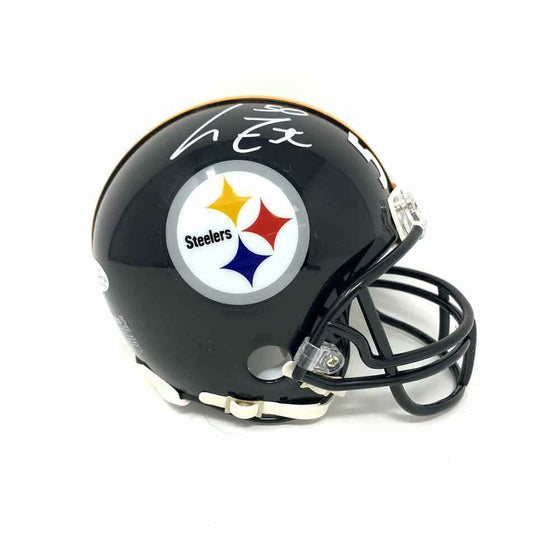 Larry Foote Autographed Pittsburgh Steelers Black Mini Helmet w BAS Beckett COA - 757 Sports Collectibles