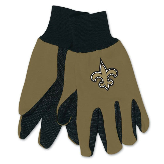 NFL-Wincraft NFL Two Tone Cotton Jersey Gloves- Pick Your Team - FREE SHIPPING (New Orleans Saints)