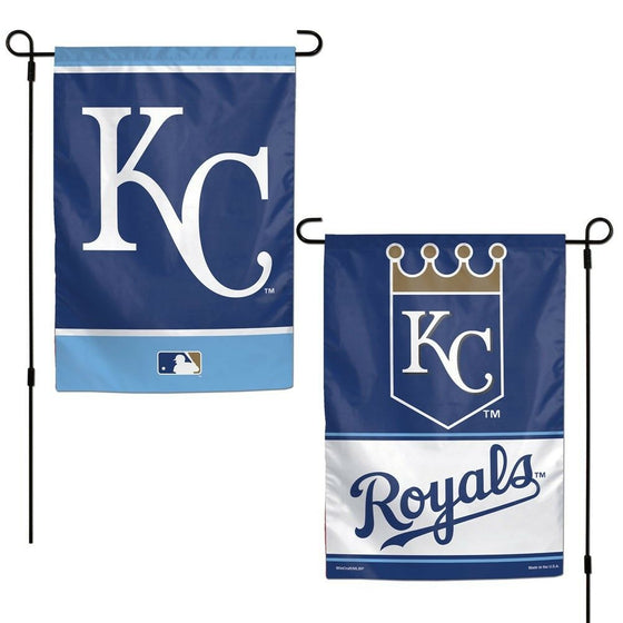 MLB 12x18 Garden Flag Double Sided - Pick Your Team - FREE SHIPPING (Kansas City Royals)