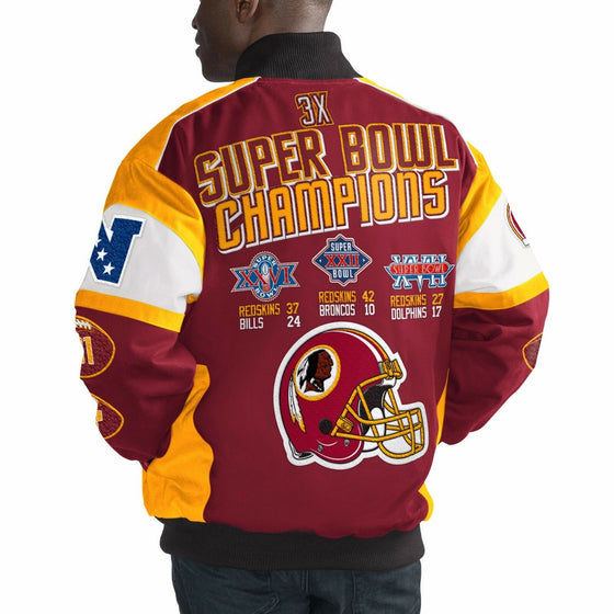 Washington Redskins G-III Extreme Legacy Commemorative Cotton Twill Jacket