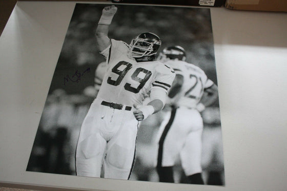 NEW YORK JETS MARK GASTINEAU #99 SIGNED 16x20 PHOTO "SACK EXCHANGE"