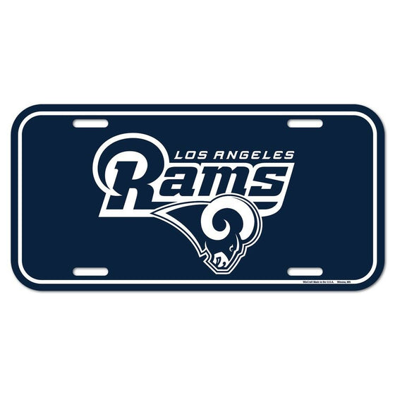 Wincraft - NFL - Plastic License Plate - Pick Your Team - FREE SHIP (Los Angeles Rams)