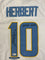 LOS ANGELES CHARGERS JUSTIN HERBERT SIGNED WHITE JERSEY "2020 ROY" BAS WF00454 - 757 Sports Collectibles