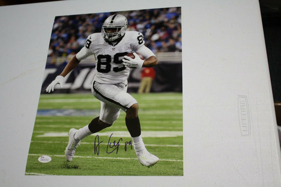 OAKLAND RAIDERS AMARI COOPER #89 SIGNED 11X14 PHOTO AWAY POSE JSA WITNESS!