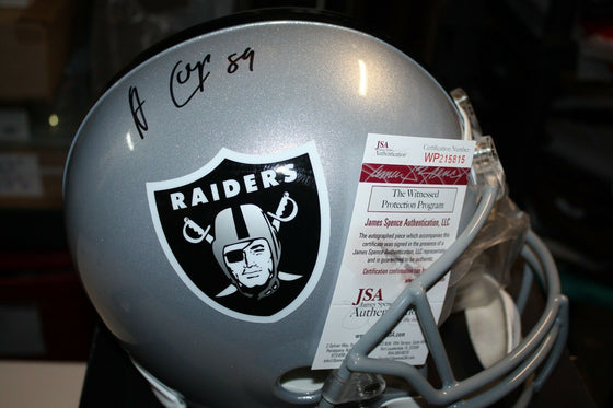 OAKLAND RAIDERS AMARI COOPER #89 SIGNED RIDDELL F/S HELMET ALL PRO JSA WITNESS!