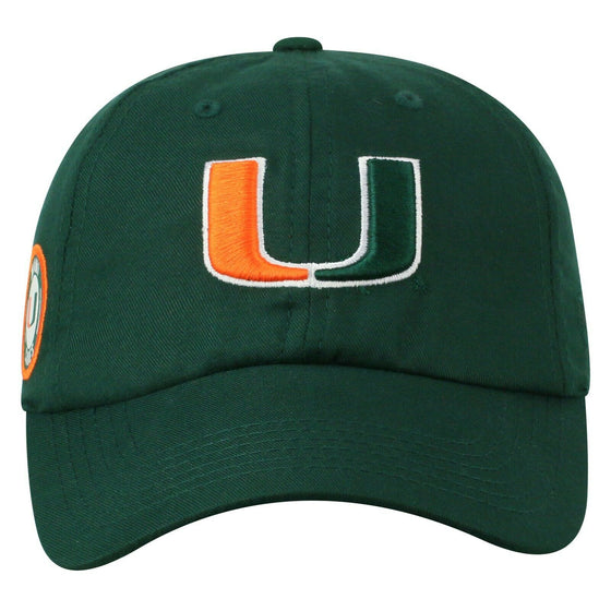 Miami Hurricanes Hat Cap Established 1925 Lightweight Moisture Wicking Golf Hat