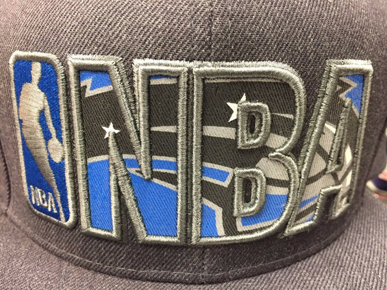 Orlando Magic REFLECTIVE INSIDER Snapback Mitchell & Ness Gray NBA Hat