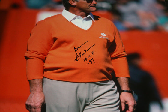 MIAMI DOLPHINS DON SHULA SIGNED 16X20 PHOTO HOF 1997 1972 17-0 JSA