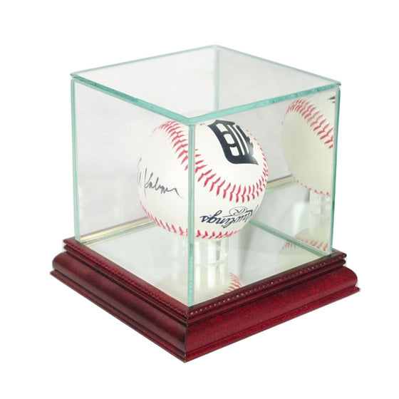 Glass Baseball Display Case UV Protected*FREE SHIPPING Made in the USA