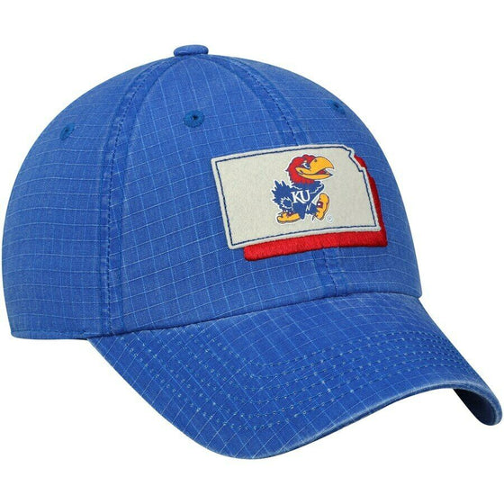 Kansas Jayhawks Hat Cap Snapback Washed Cotton One Size Fits Most NWT