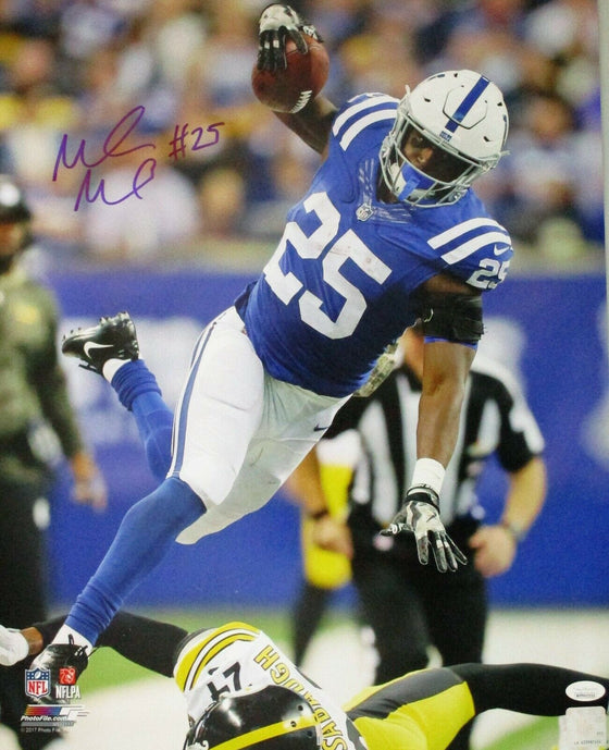 Indy Colts Running Back MARLON MACK Signed 16x20 Photo #1 AUTO - JSA