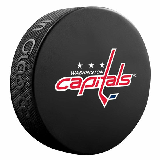 Washington Capitals Team Logo Official Basic Souvenir NHL Hockey Game Puck - 757 Sports Collectibles