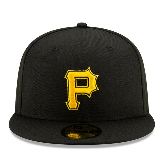 New Era Pittsburgh Pirates ALT 2 59Fifty Fitted Hat (Black) MLB Cap - 757 Sports Collectibles