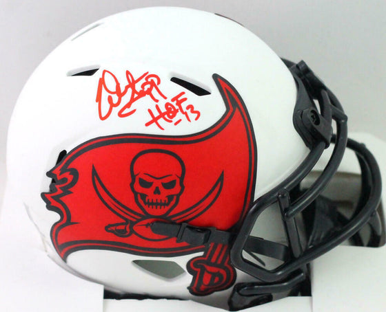 Warren Sapp Signed Autographed Tampa Bay Buccaneers Lunar Speed Mini Helmet w/HOF 13 - BAS W COA - 757 Sports Collectibles