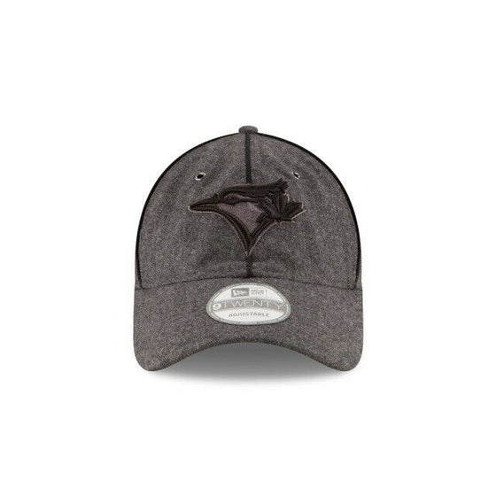 Toronto Blue Jays New Era MLB "Melton Wool" 9Twenty Adjustable Hat - Gray/Black - 757 Sports Collectibles