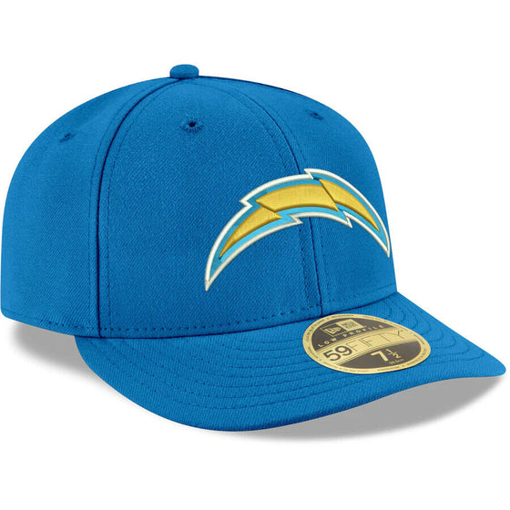 Los Angeles Chargers NFL Low Profile Authentic New Era 59FIFTY Fitted Hat-Blue - 757 Sports Collectibles