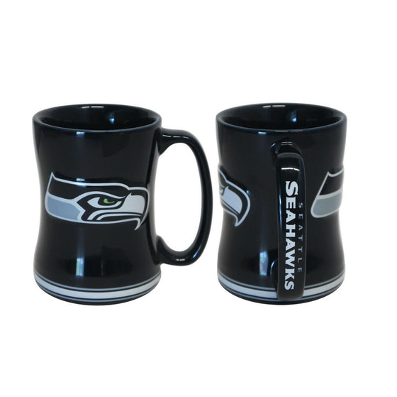 Boelter Brands NFL 14oz Ceramic Relief Sculpted Mug(1) PICK YOUR TEAM