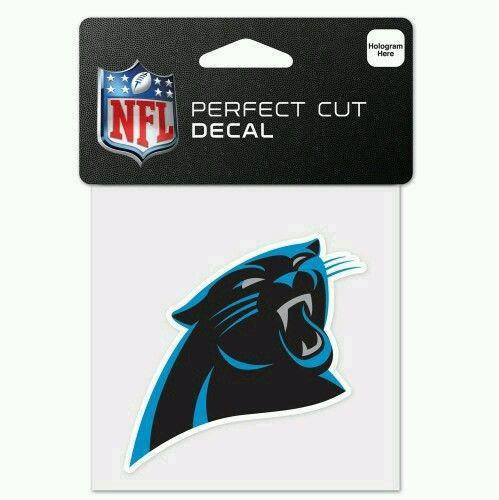 Carolina Panthers Perfect Cut 4x4 Diecut Decal - 757 Sports Collectibles