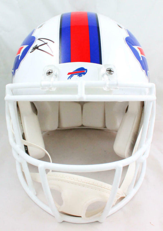 Josh Allen & Stefon Diggs Signed Buffalo Bills 2021 F/S Speed Authentic Helmet - Beckett BAS W Holo - 757 Sports Collectibles