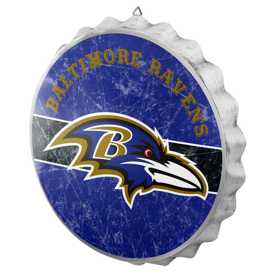 NFL Metal Distressed Bottle Cap Wall Sign-Pick Your Team- Free Shipping