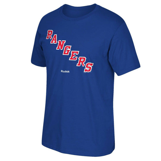 New York Rangers Reebok NHL "Jersey Crest" Men's Blue T-Shirt