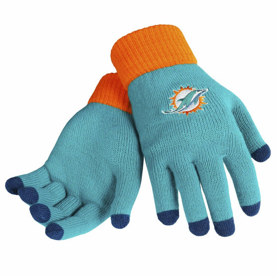 Forever Collectibles - NFL - Solid Stretch Knit Texting Gloves - Pick Your Team