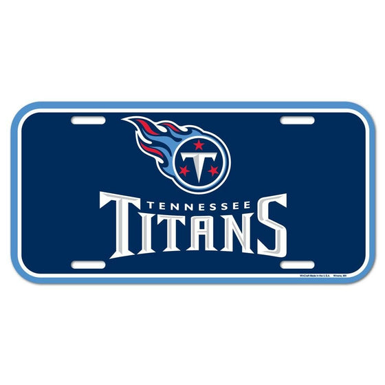 Wincraft - NFL - Plastic License Plate - Pick Your Team - FREE SHIP (Tennessee Titans)