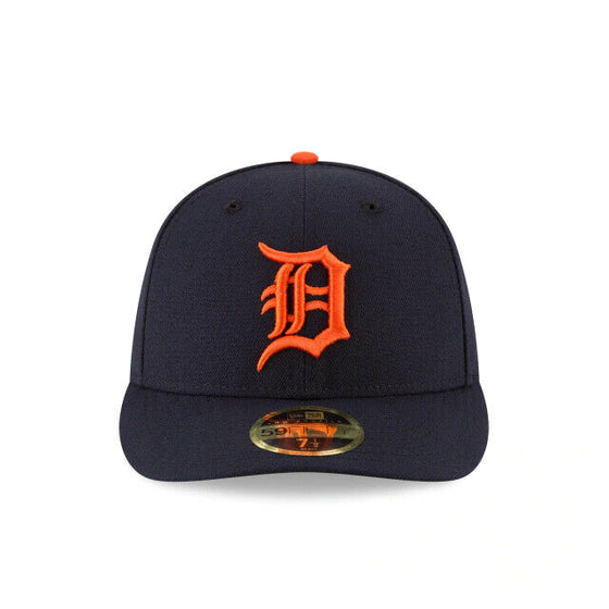 Detroit Tigers New Era 2018 On-Field Low Profile Road 59FIFTY Fitted Hat-Nvy/Org - 757 Sports Collectibles