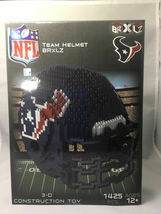 NFL BRXLZ Team Helmet 3-D Construction Block Set, PICK YOUR TEAM, Free Ship!