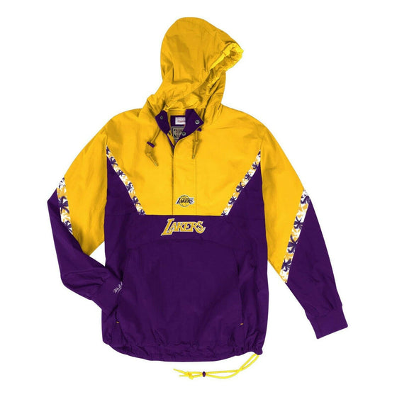 Los Angeles Lakers Mitchell & Ness NBA Half Zip Anorak Windbreakers Jacket