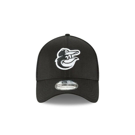 Baltimore Orioles MLB New Era "Black Neo" 39THIRTY Flex Hat - Black/White - 757 Sports Collectibles