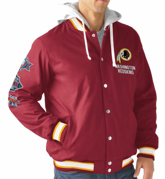 Washington Redskins G-III NFL "Glory" Super Bowl Commemorative Varsity Jacket