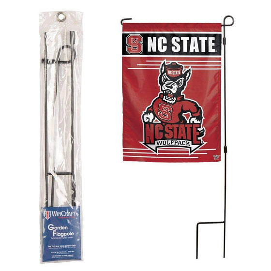 Garden Flag Pole 3-Piece, Holds 12.5" x 18" Flag - 757 Sports Collectibles