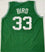 Larry Bird Autographed Green Jersey Beckett Authenticated & Larry Bird Hologram - 757 Sports Collectibles