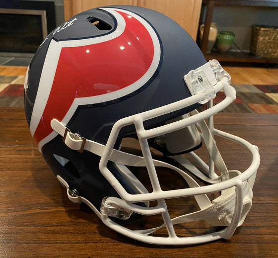 DeShaun Watson Signed Houston Texans Full Size AMP Helmet Beckett & GTSM #5