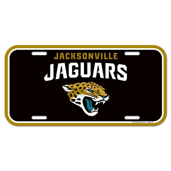 Wincraft - NFL - Plastic License Plate - Pick Your Team - FREE SHIP (Jacksonville Jaguars)